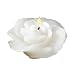 Biedermann & Sons 12 Rose-shaped Floating Candles In White