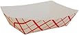 Southern Champion Tray 0425 #300 Southland Paperboard Food Tray, 3 lb Capacity, Red Check (Case of 500)