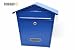 Design Briefkasten blau