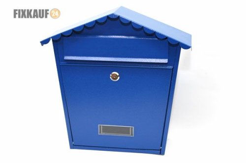 Design Briefkasten blau