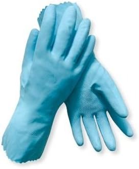 Radnor 12" Textured Natural Latex Gloves Box 12Pr - Medium