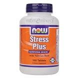 Stress Plus with Valerian Root 100 Tablets by NOW Foods