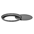 Premier Housewares 20 cm Diameter Non-Stick Fluted Flan Tins with Loose Bases