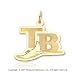 14k Yellow Gold Trendy Tampa Bay Devil Rays Pendant