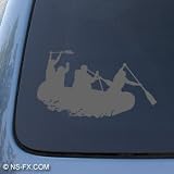 RAFTING - Whitewater Sport - Car, Truck, Notebook, Vinyl Decal Sticker #1203 | Vinyl Color: Silver