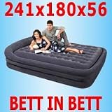 Zoom Produkt-Bild: Intex Comfort Frame Luftbett Midnight Blue 241x180x56cm 66974