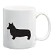 Cavalier King Charles Spaniel Dog - Silhouette Design - Choice of Colors 11 oz Ceramic Coffee Mug cup - 2010 Design - Affordable Gift for your Loved One! Item #PAR-MG-CAVA-BL37