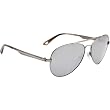 Spy Parker Sunglasses - Spy Optic Metal Series Casual Eyewear - Antique Silver/Grey with Black Mirror