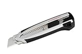 Rock Hard Aluminist magazine knife, Dual Lock, with 3 Rock Hard blades, silver
