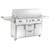 Fire Magic Gas Grills Echelon E1060 All Infrared Propane Gas Grill With Single Side Burner On Cart