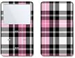 Pink Plaid Design iPod classic 80GB/ 120GB Protector Skin Decal Sticker