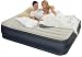 Deluxe Inflatable Intex Queen Size Pillow Rest Bed with Ac Pump