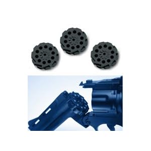 Crosman 0407T Rotary Clips, Fits 357 Pistols, 3pk