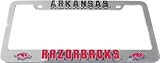 Arkansas Razorbacks License Plate Tag Frame