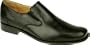 Florsheim Men's Arvin Slip-on Shoes,Black Genuine Deerskin/Calf,9 D