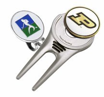 Purdue Boilermakers Divot Tool Hat Clip With Golf Ball Marker Of 2)