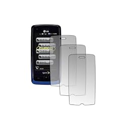 EMPIRE 3 Pack of Crystal Clear Screen Protectors for LG Rumor Touch LN510 [EMPIRE Packaging]