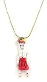 Betsey Johnson Jewelry Rio Skeleton Pendant Necklace