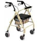 Winnie Walker Mimi Lite Deluxe Aluminum Rollator - Tan Plaid