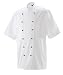Küche & Haushalt : Chef Kochjacke Halbarm 1/2 Arm Weiß in Gr. 52 = Damen 46 für Damen & Herren aus 100% Baumwolle 230gr.