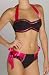 Shirley of Hollywood Flocked Dot and Stretch Mesh 2 Piece Set (20401)