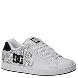 DC Women's Pixie 4 Sneaker,White/Black/White,6.5 M