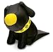 Puppy Dog Wedge Door Stop Stopper Doorstop, Black