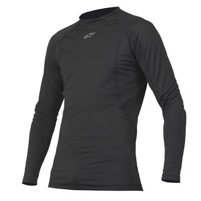 Alpinestars Thermal Tech Top , Color: Black, Size: Lg 47534910L