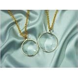 6X Gold Tone Pendant Magnifier with Chain