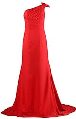 2015 One Shoulder Chiffon Bridesmaid Dress 