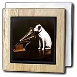Florene Vintage - Vintage RCA Dog and Victrola - Tile Napkin Holders