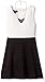 Amy Byer Girls' Big Stripe Texture Knit Fit and Flare Dress