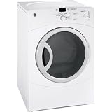 G.E. DBVH520EJWW 7.0 Cu. Ft. Super Capacity Electric Dryer (White)