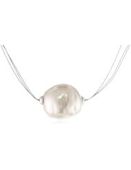 Majorica Baroque Pearl on Wire Choker Necklace