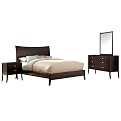 4-pc. Stuttgart Bedroom Set - Cappuccino (Queen)