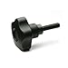 JW Winco Fiber Reinforced Technopolymer Plastic Safety Lobed Knob, Steel Threaded Stud, 5/16"-18 Thread Size x 15/32" Thread Length, 1-9/16" Head Diameter (Pack of 1)