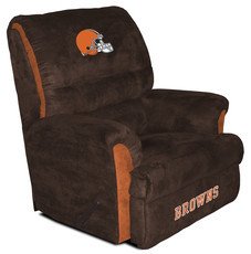 Cleveland Browns NFL Team Logo Big Daddy Recliner by Baseline Sports