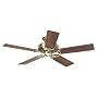 Hunter 25511 Summer Breeze 52-Inch Five-Blade Ceiling Fan, Antique Brass