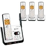 AT&T DECT 6.0 Black/Silver Digital 4-Handset Answering System (CL82409)