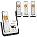 Buy Phones - AT&T CL82409 DECT 6.0 Cordless Phone, Black/Silver, 4 Handsets