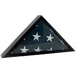 Cadet III Flag Display Case for 5ft x 9.5ft Flag - Black Cherry