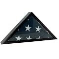 Cadet III Flag Display Case for 5ft x 9.5ft Flag - Black Cherry