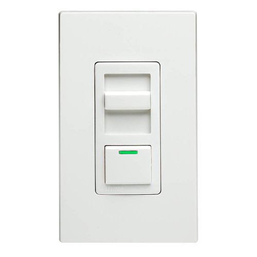 IllumaTech IPI06-1LX 600-Watt 120-Volt AC Incandescent Dimmer with LED Locator, White, Ivory and Almond