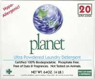 Planet Ultra Powdered Laundry Detergent, 64-Ounce Boxes (Pack of 10) ( Value Bulk Multi-pack)