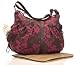 Babymel Amanda Strollerstrap Diaper Bag - Chocolate Fuschia Floral