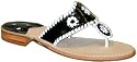 Jack Rogers Navajo Women's Black/White Thong Sandals