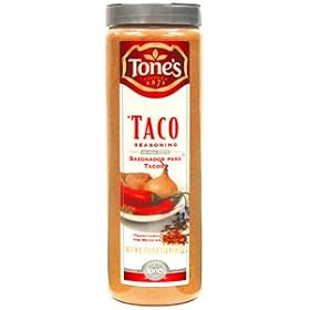 Tone's Spices (Spice Advice) Taco Seasoning Traditional Blend for Mexican Dishes * Net Weight 23 oz