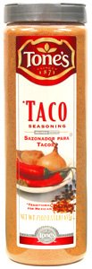 Tone's Spices (Spice Advice) Taco Seasoning Traditional Blend for Mexican Dishes * Net Weight 23 oz