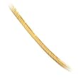 14k Yellow Gold 1.2mm Snake Chain Necklace - 16"