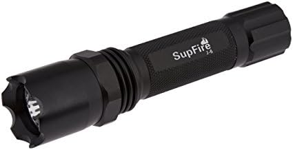 iWG® Focus LED Flashlight G6 CREE XP-E 220LM White 15cm 3-Mode Adjustable Light Black (1x18650)